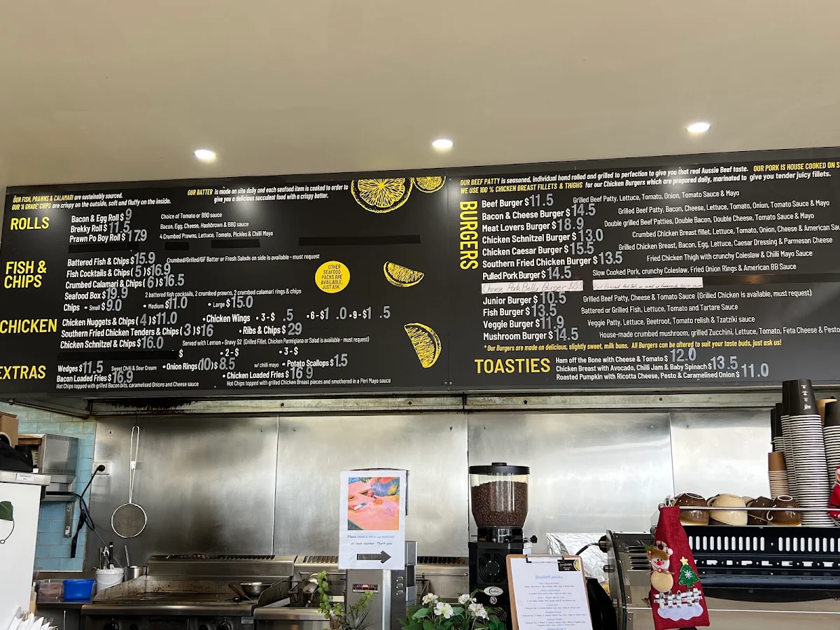 Menu, Lemontree Cafe and Takeaway