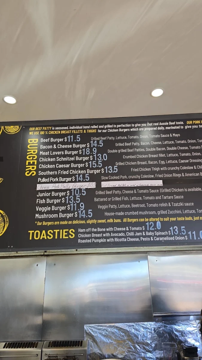 Menu, Lemontree Cafe and Takeaway