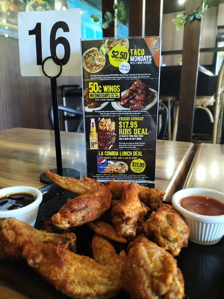 Menu, Burrito Bar Carseldine