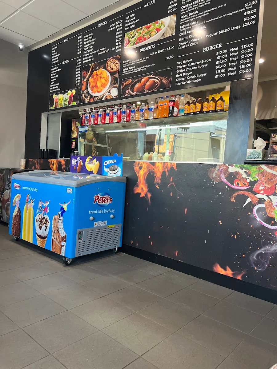 Menu, Vishal's Kebab Shop