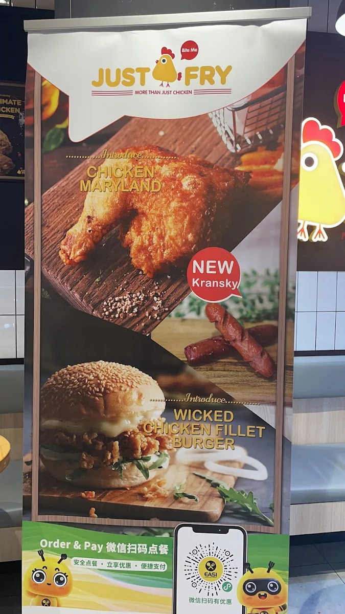 Menu, Just Fry