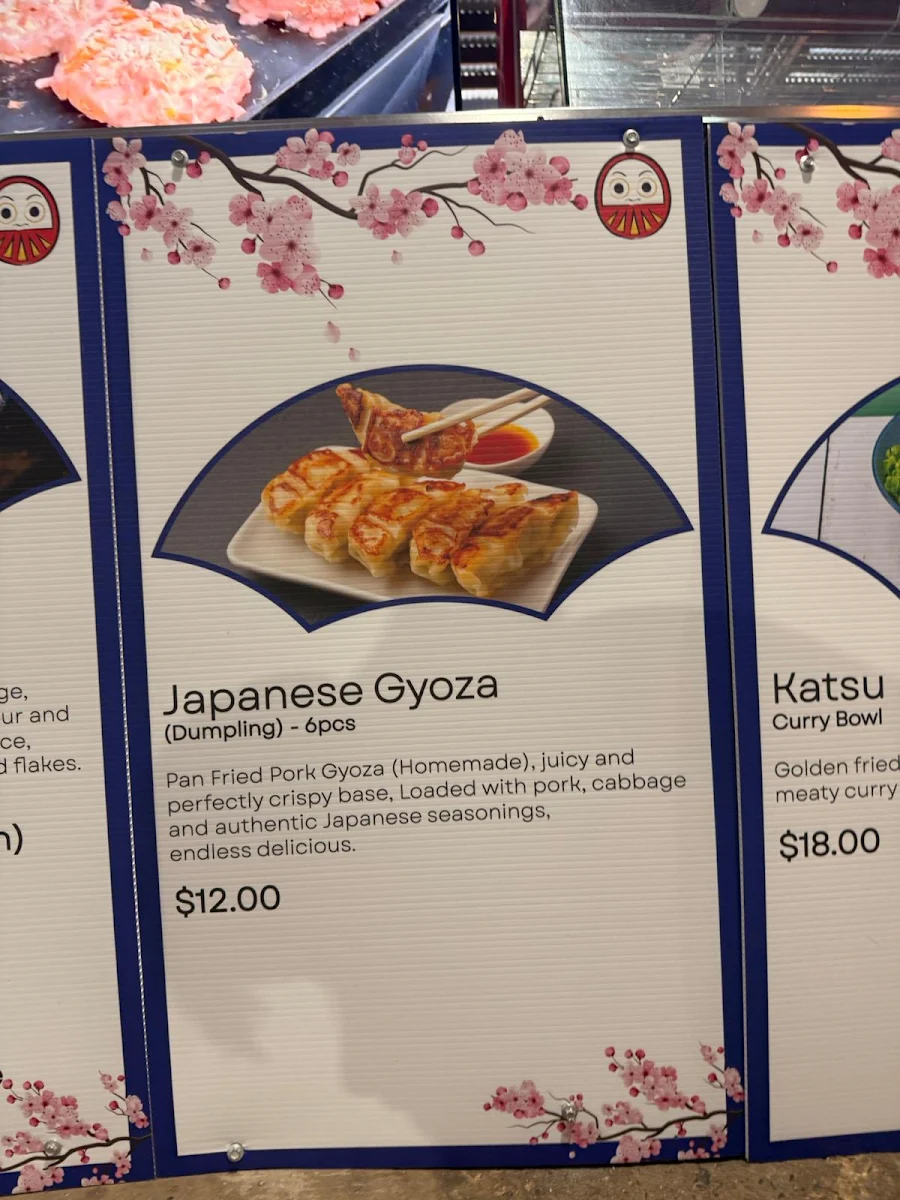 Menu, OSAKAYA - Japanese Street Food