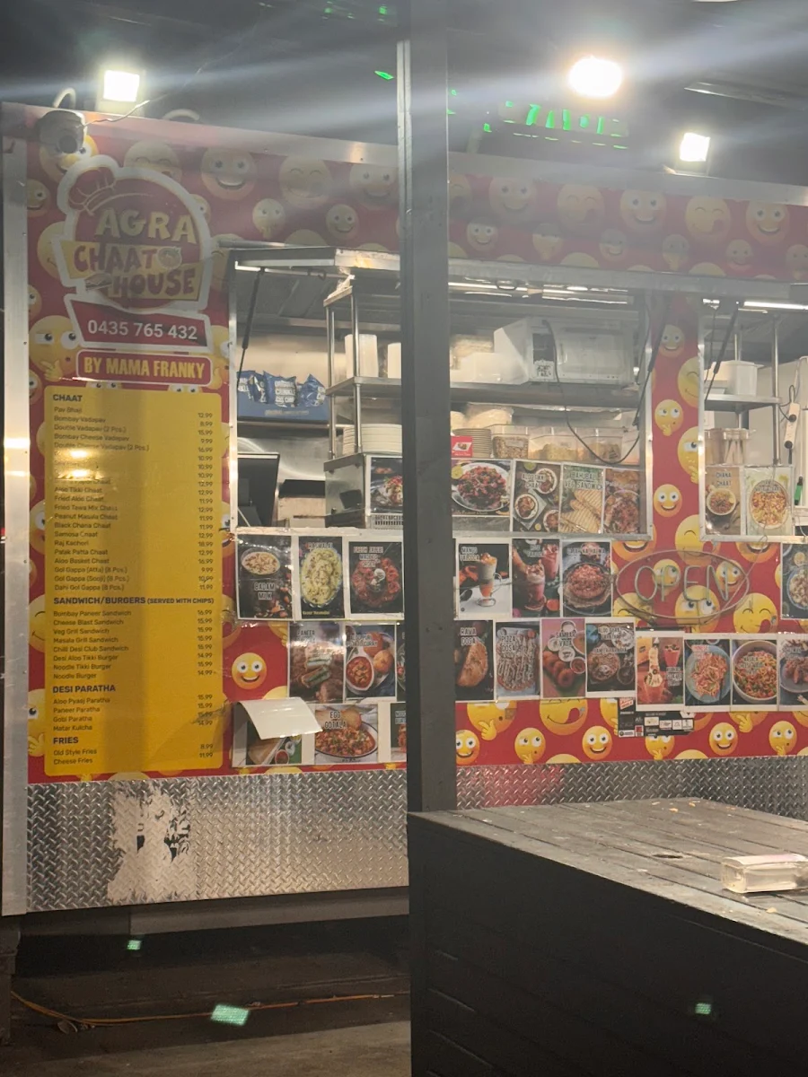 Menu, AGRA CHAAT HOUSE