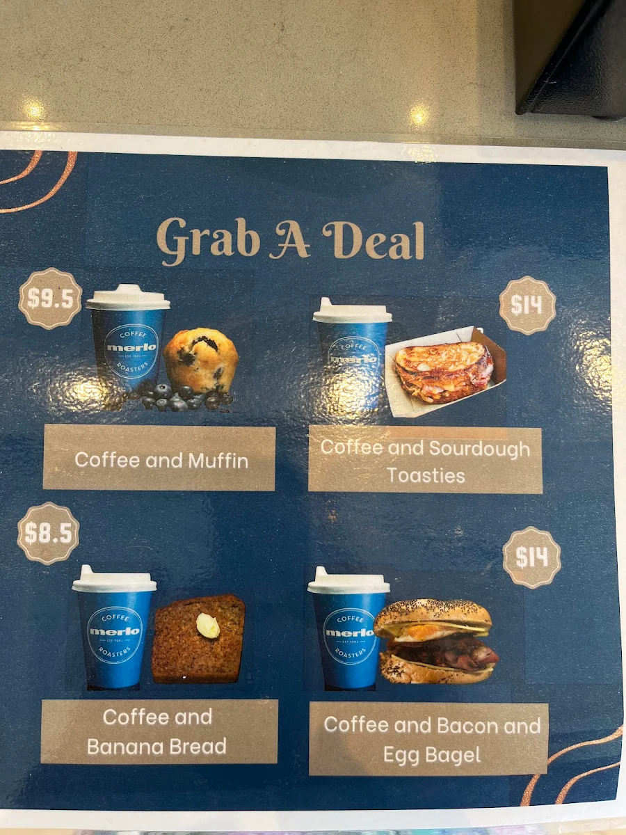 Menu, Coffee Boothers Upper Coomera