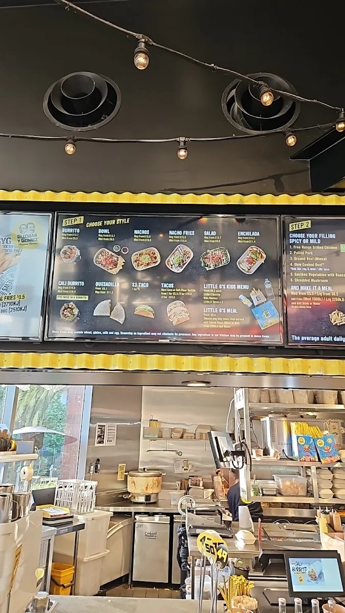 Menu, Guzman y Gomez - Rhodes