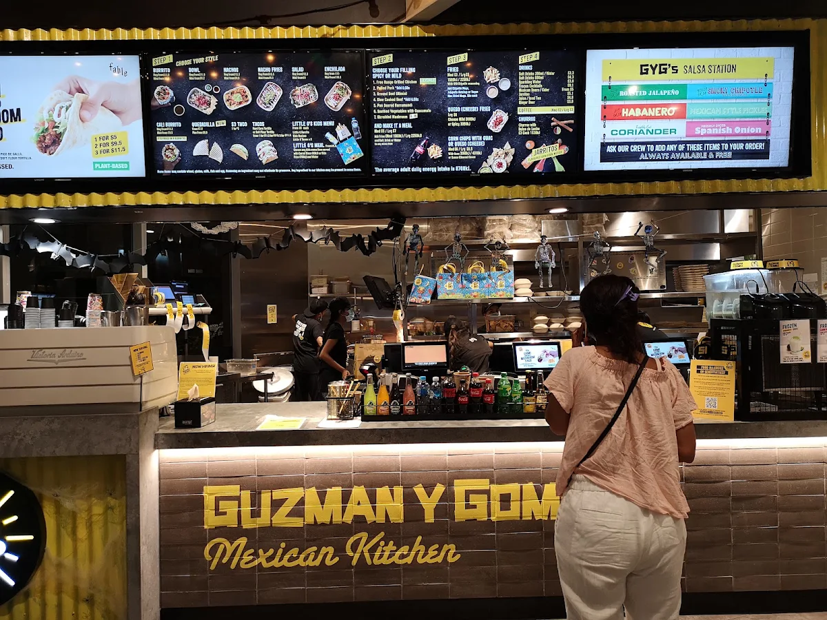 Menu, Guzman y Gomez - Rhodes