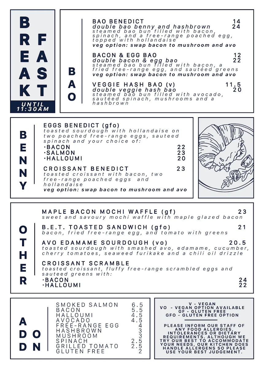 Menu, Coca Bar | Cafe