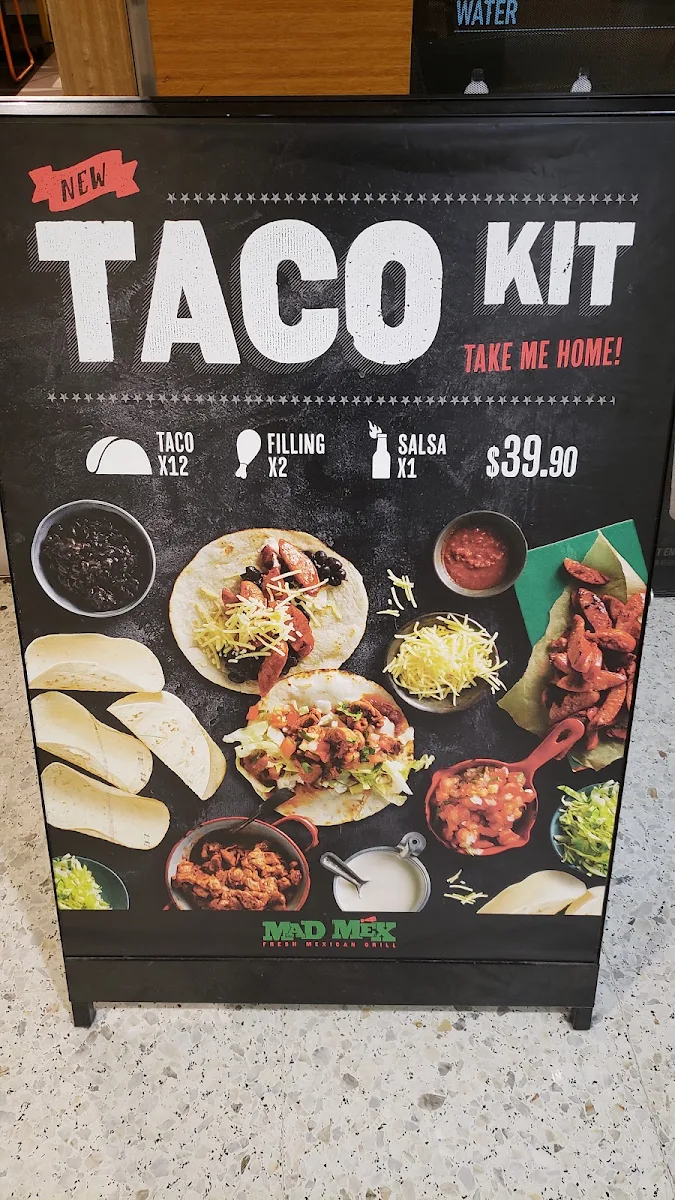 Menu, Mad Mex Narellan