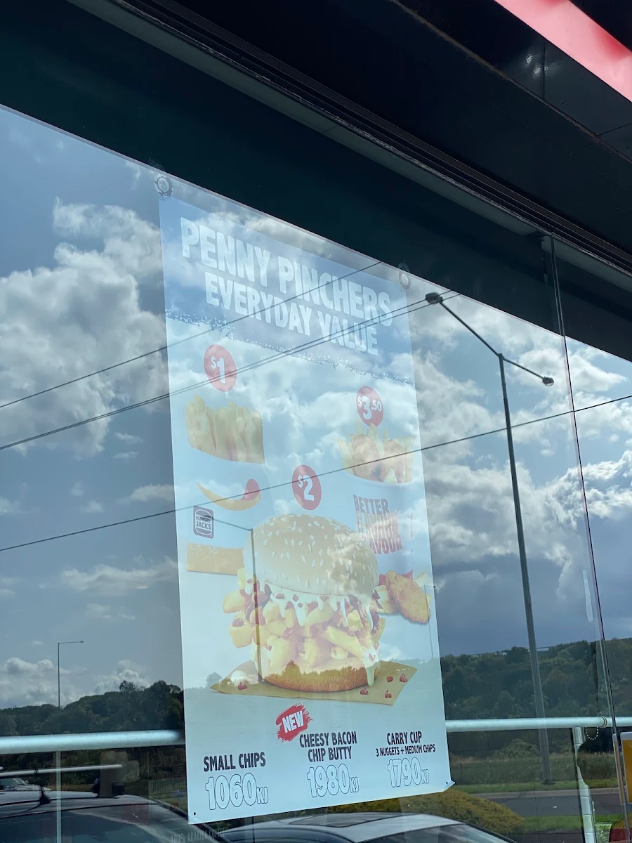 Menu, Hungry Jack's Burgers Ardeer