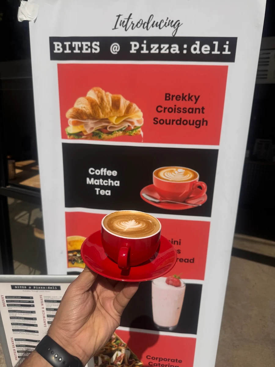 Menu, Pizza Deli