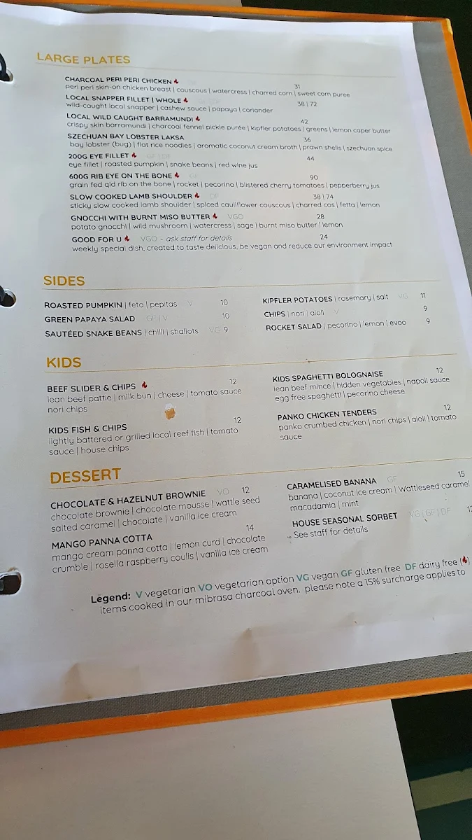 Menu, PepperBerry Restaurant