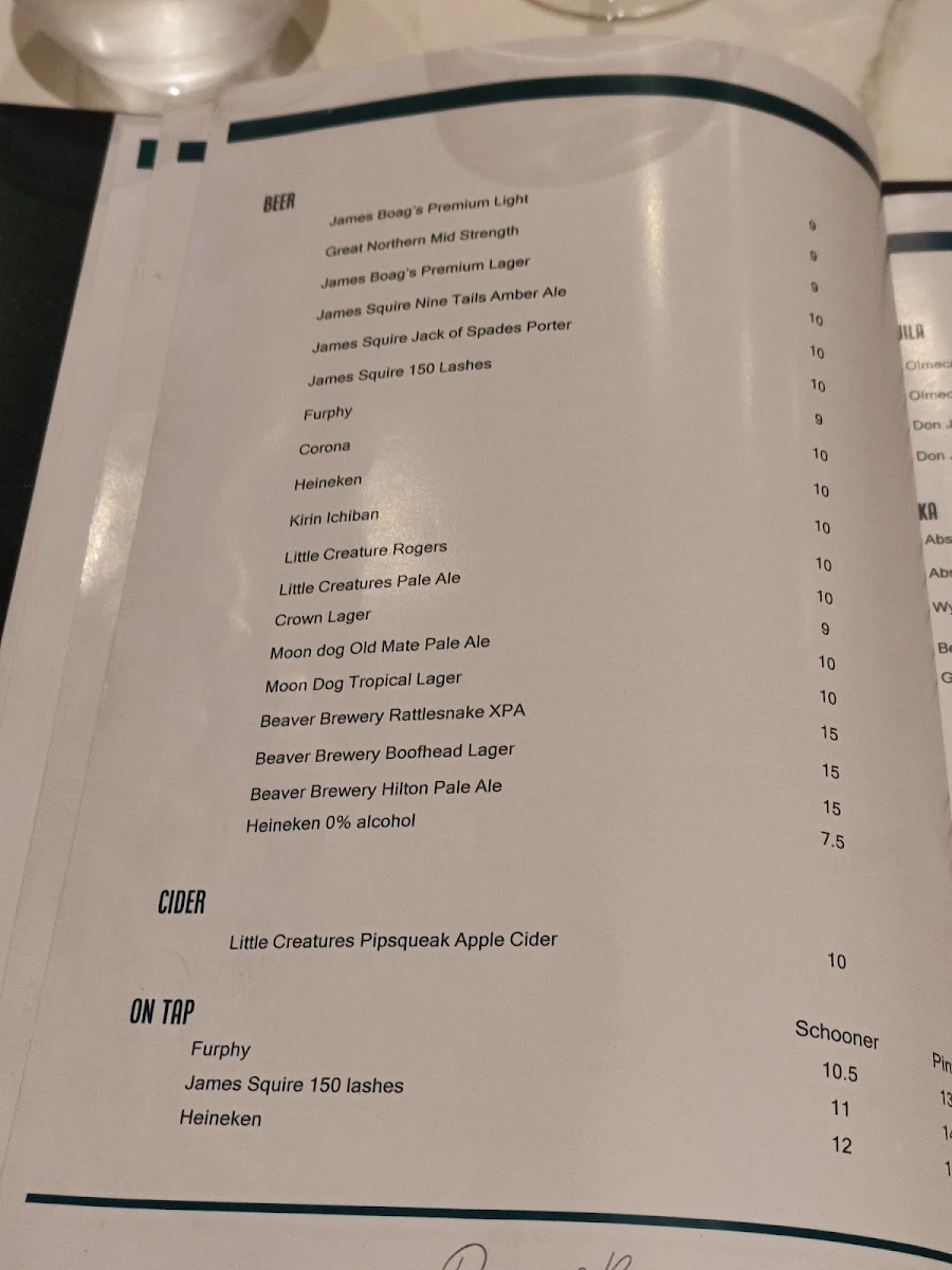 Menu, PepperBerry Restaurant