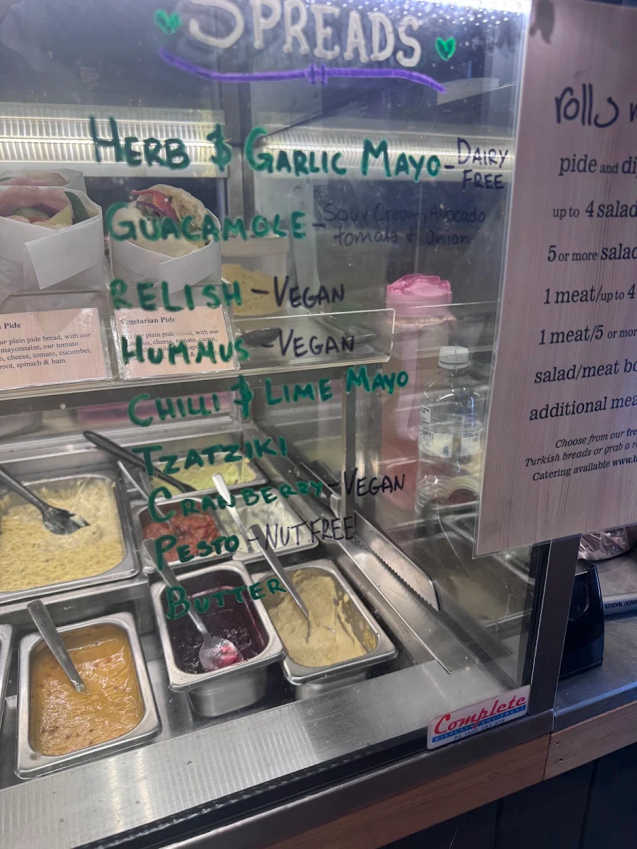 Menu, Breadd