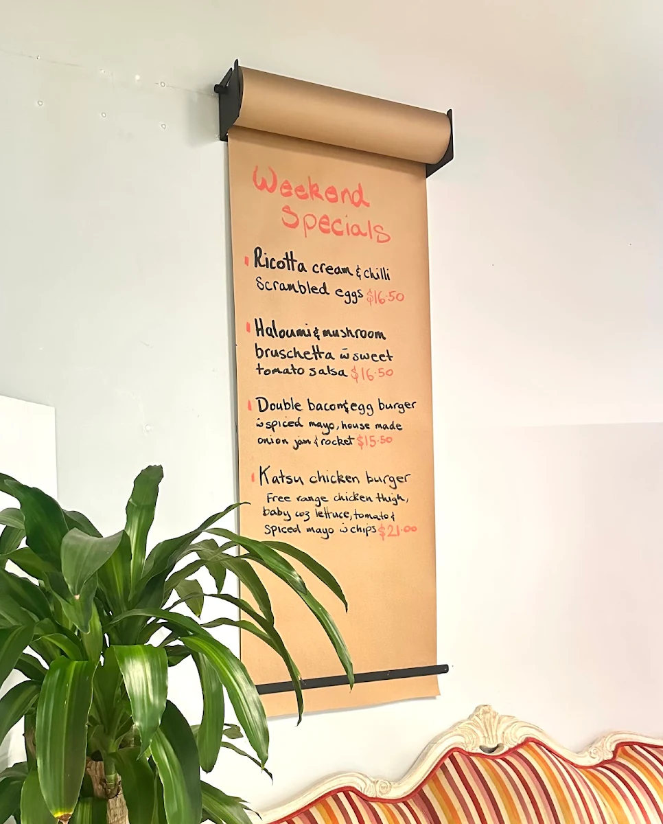 Menu, Little Bear Pantry