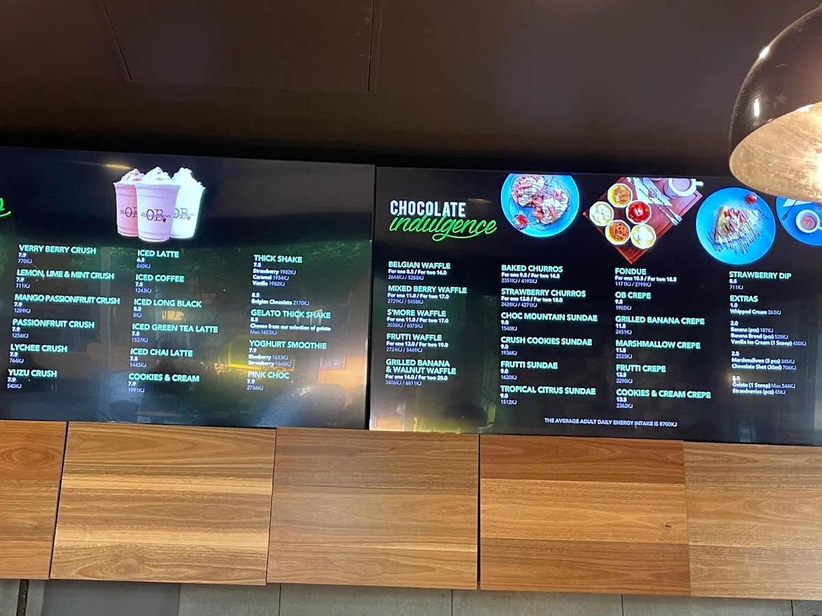Menu, Oliver Brown