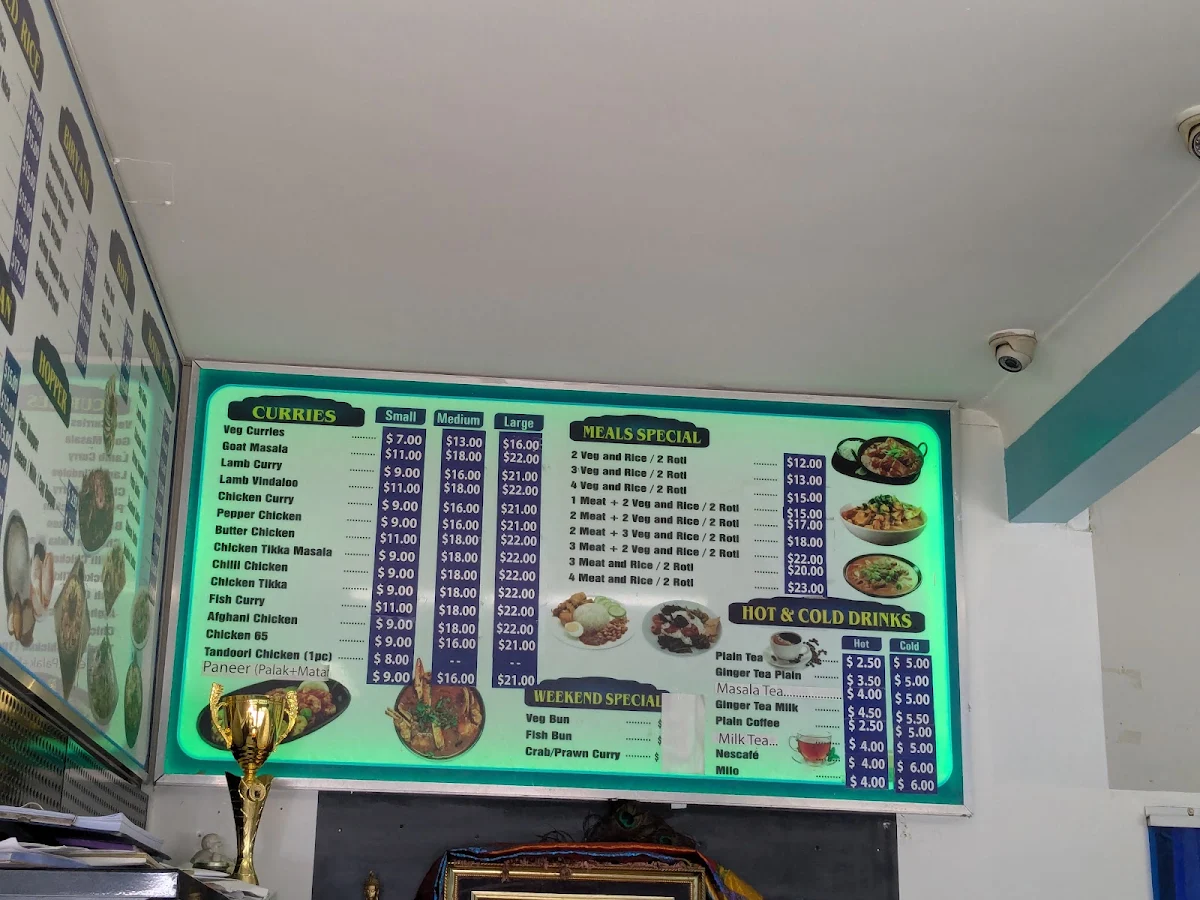 Menu, Xdream Dine In And Take Away