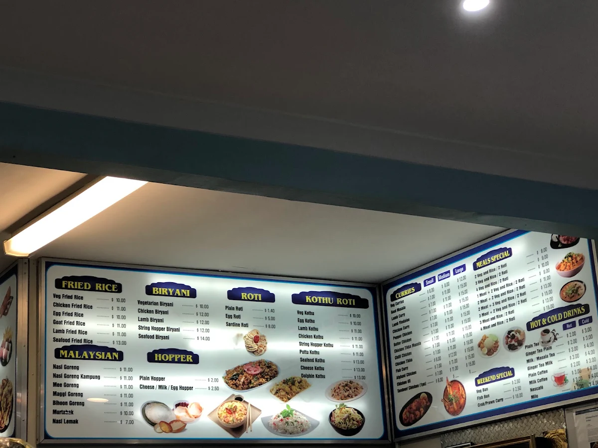 Menu, Xdream Dine In And Take Away