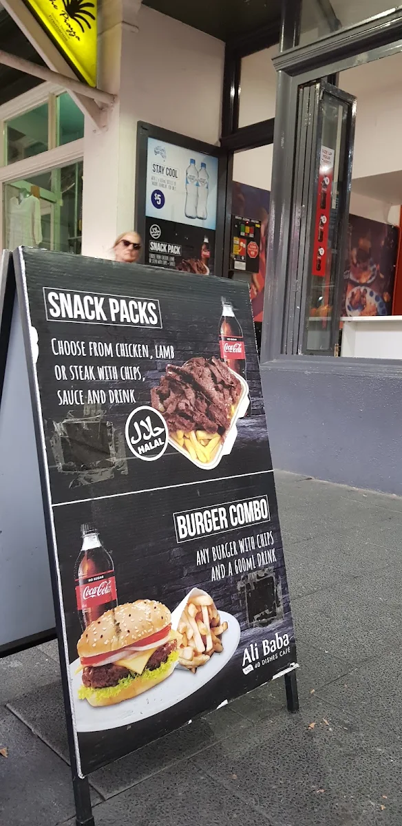 Menu, Ali Baba and 40 Kebabs