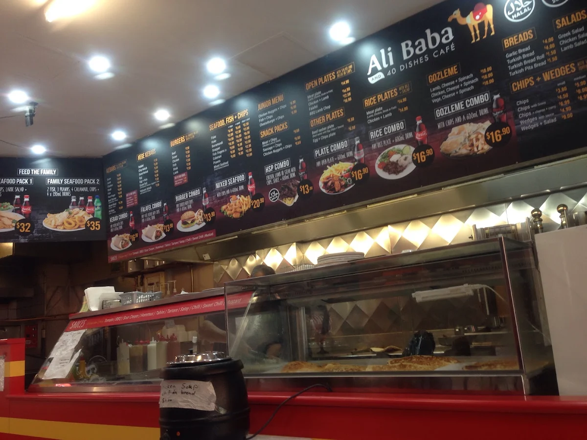 Menu, Ali Baba and 40 Kebabs