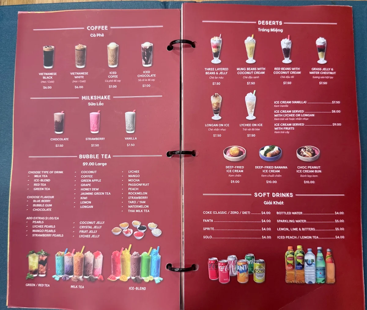 Menu, Thuan An