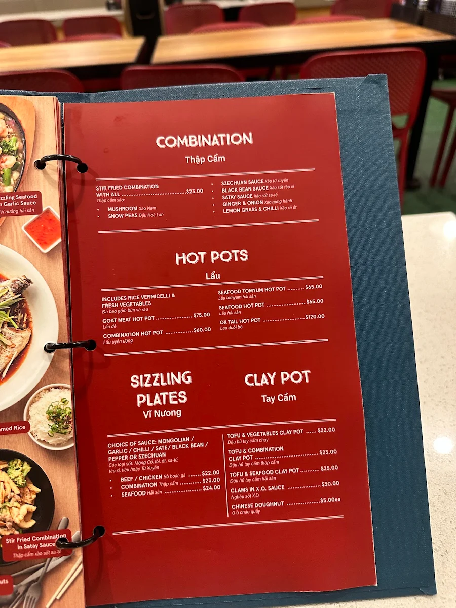 Menu, Thuan An