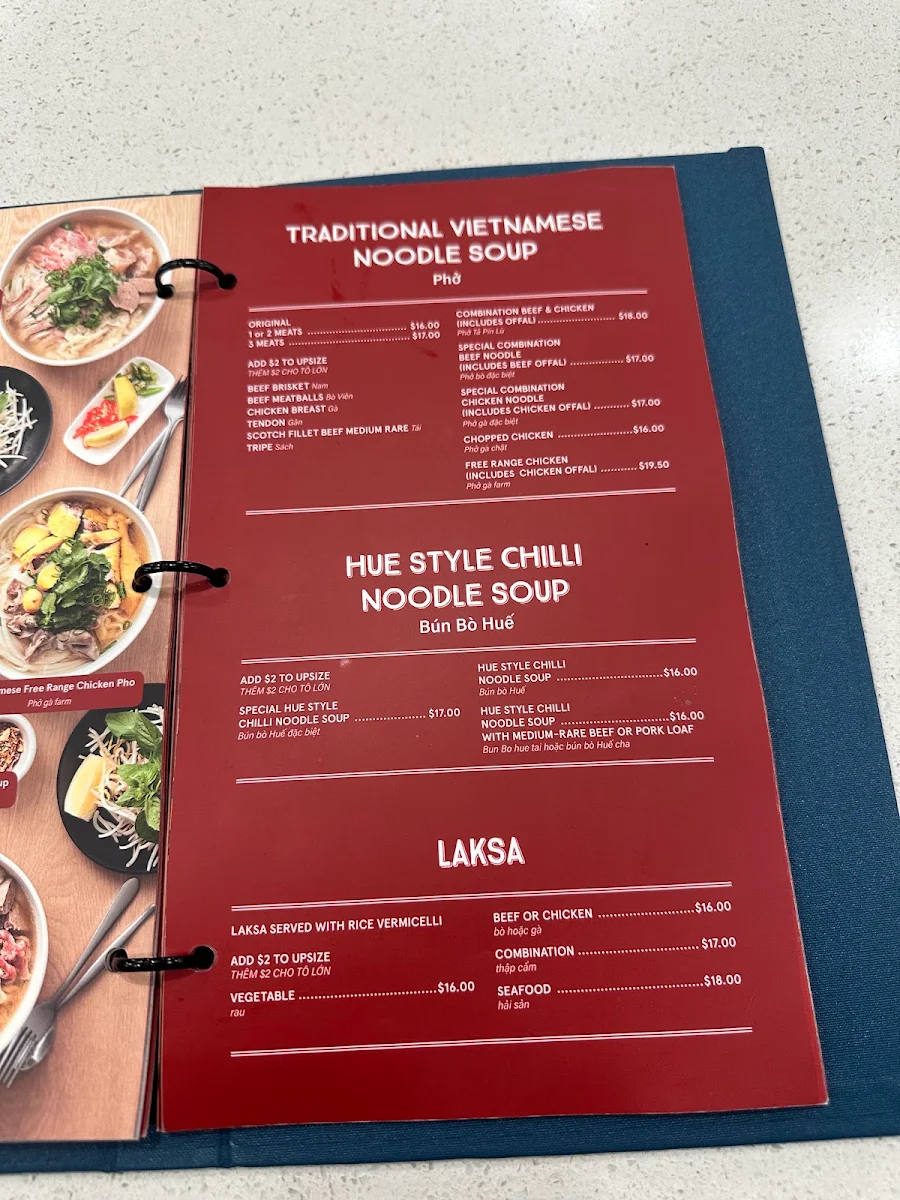 Menu, Thuan An