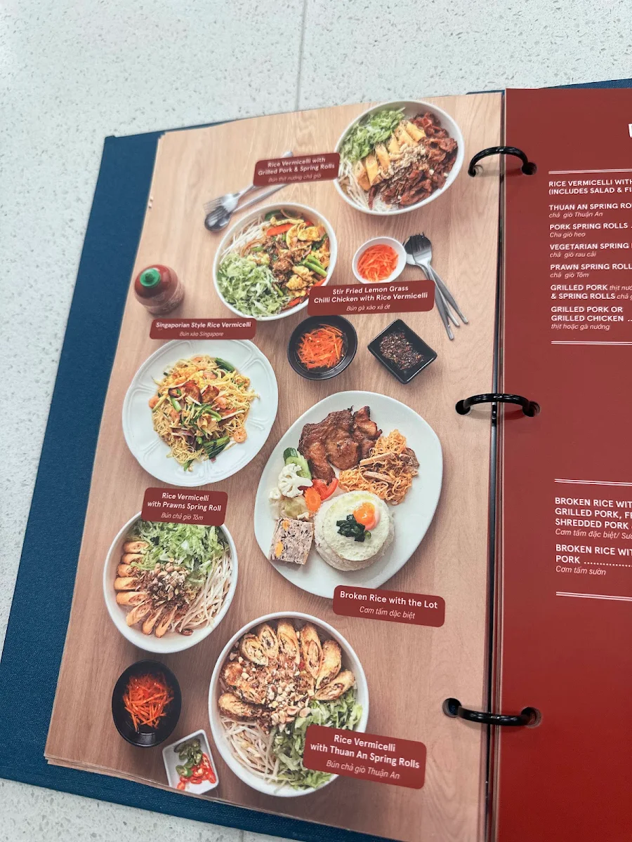 Menu, Thuan An