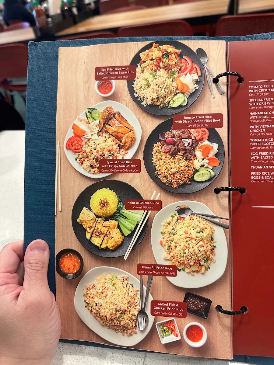 Menu, Thuan An