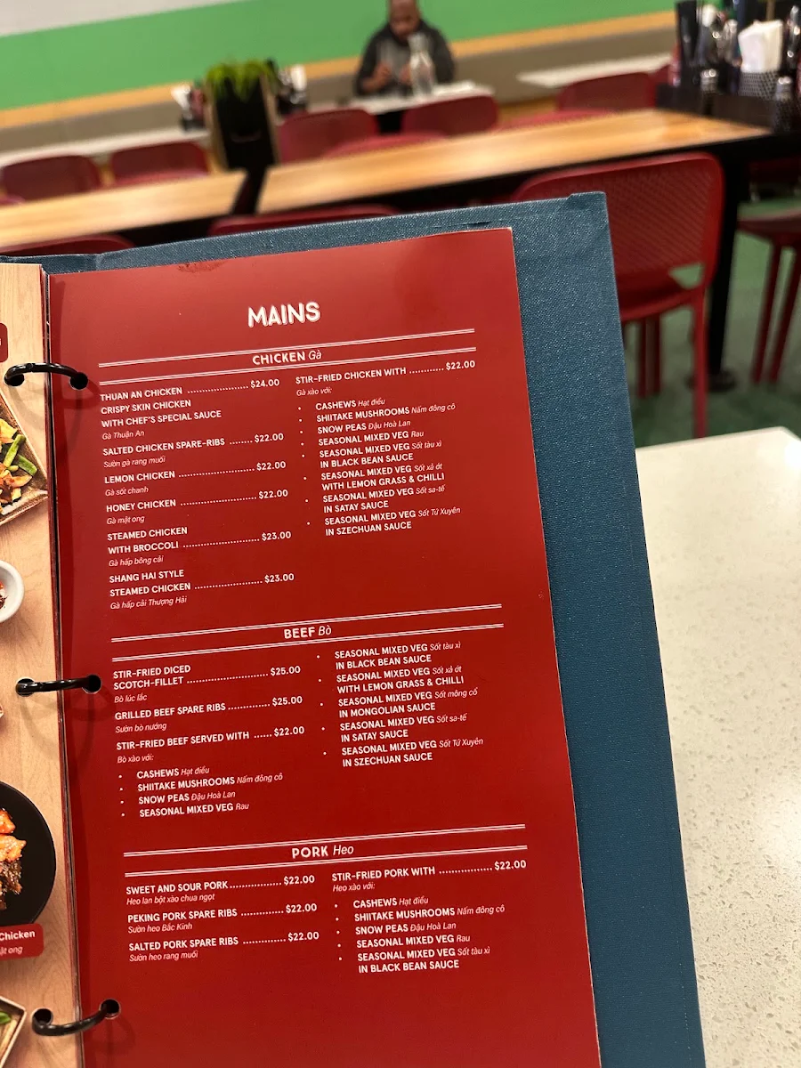 Menu, Thuan An