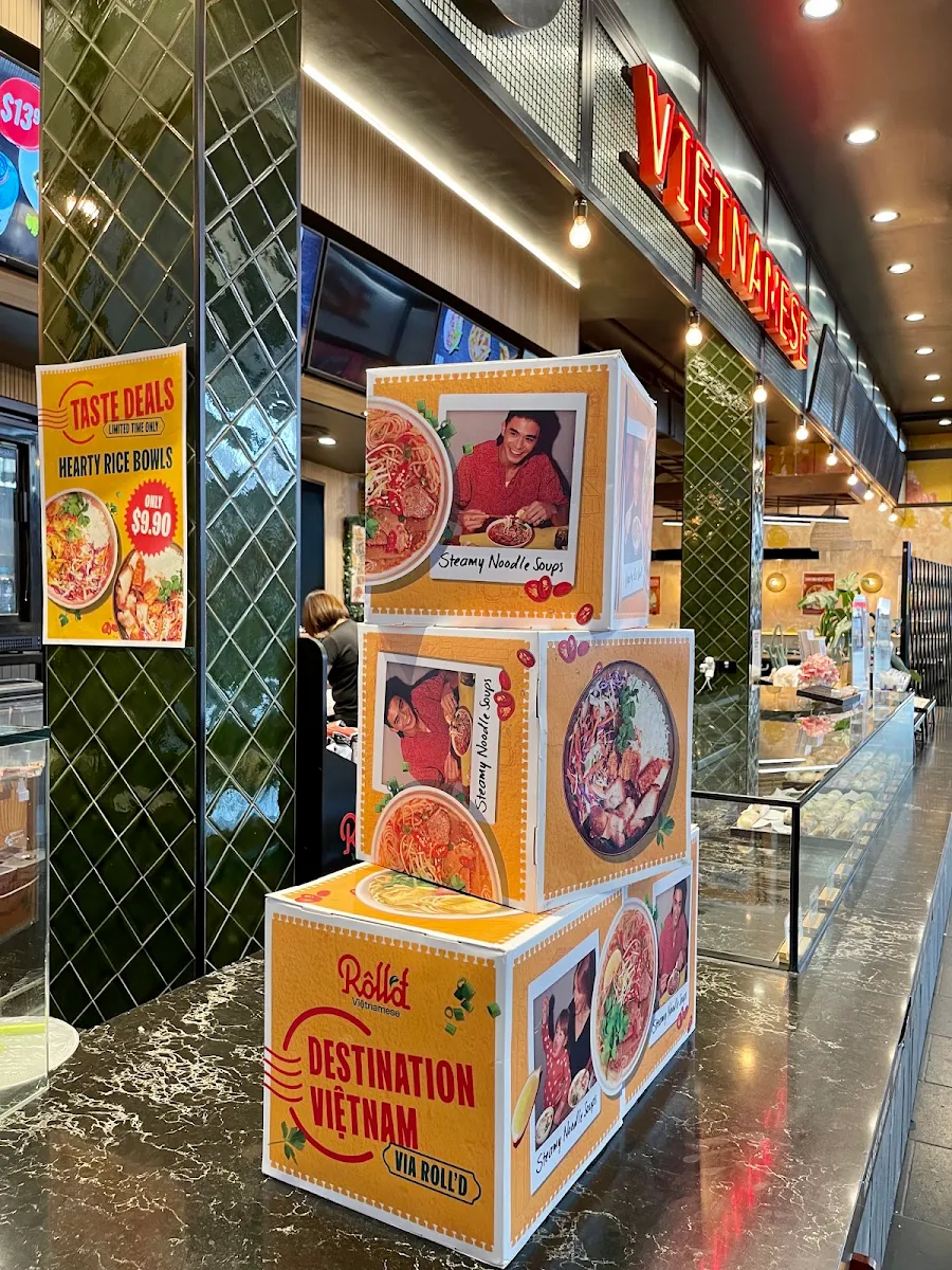 Menu, Roll'd Rouse Hill