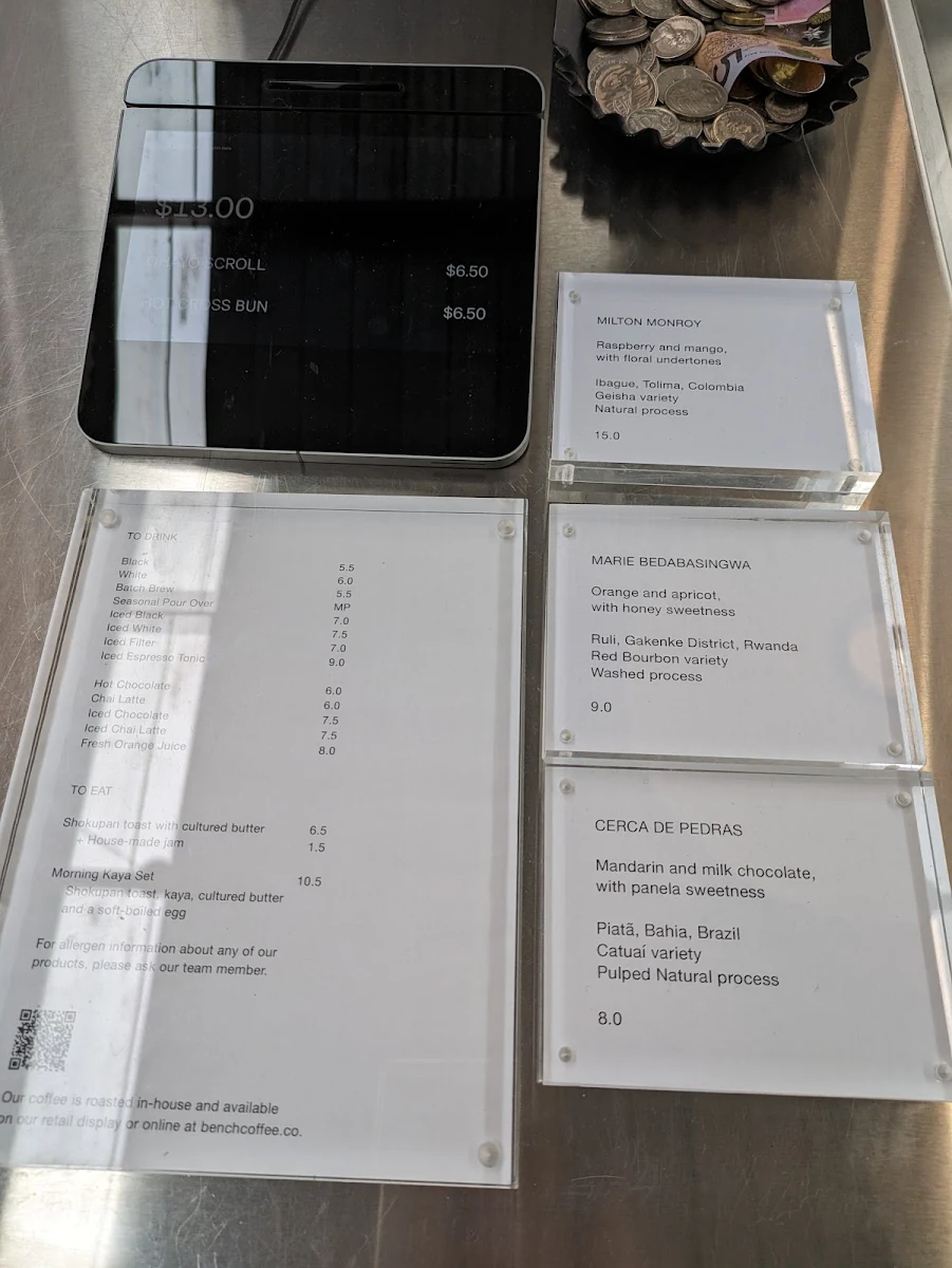 Menu, LITTLE CARDIGAN