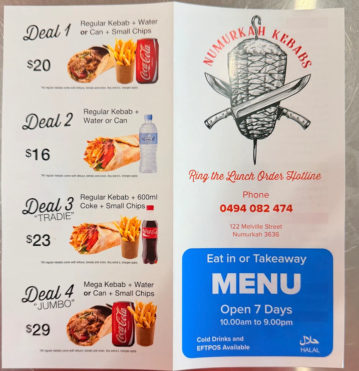 Menu, Numurkah Kebab
