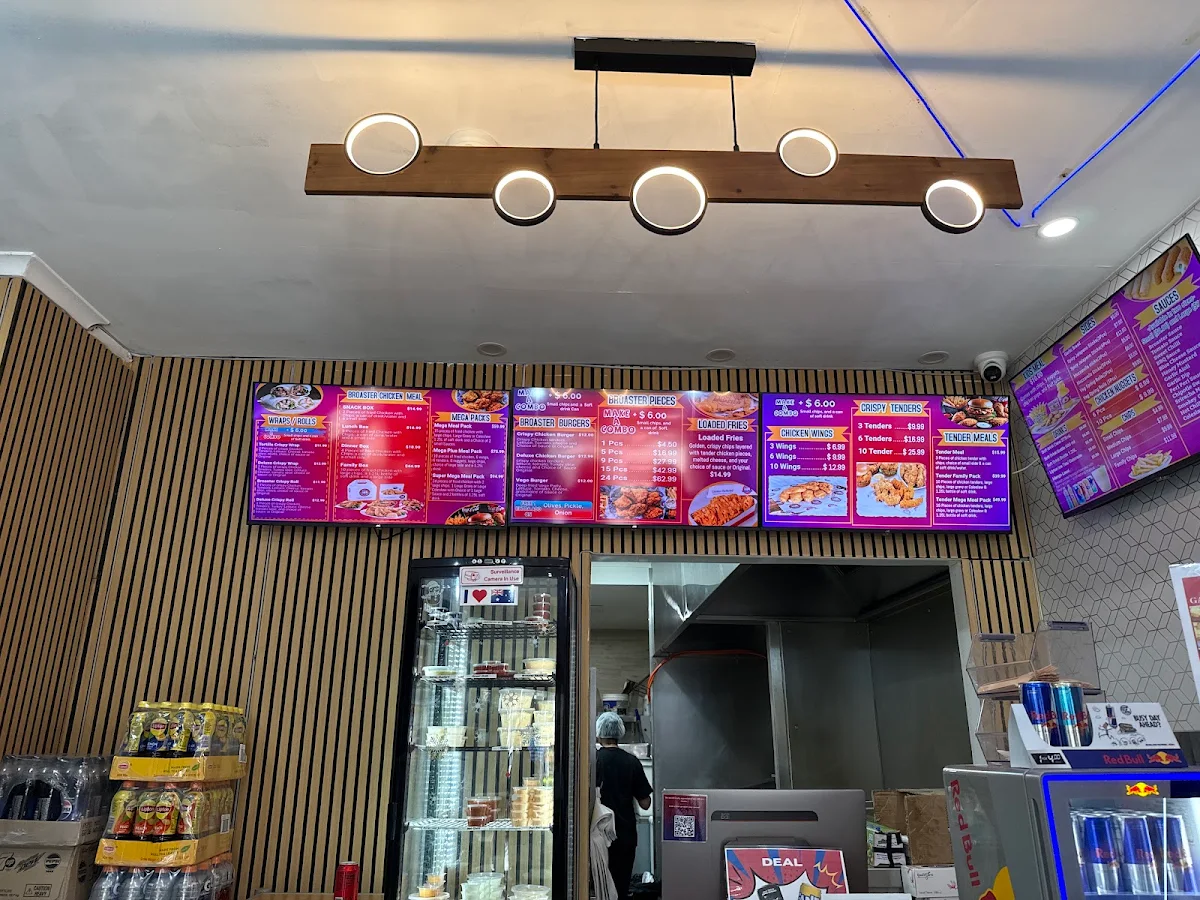 Menu, Broaster Chicken Penrith