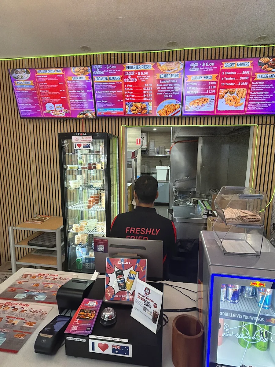 Menu, Broaster Chicken Penrith