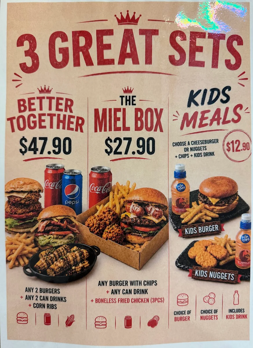 Menu, Miel Container Runcorn