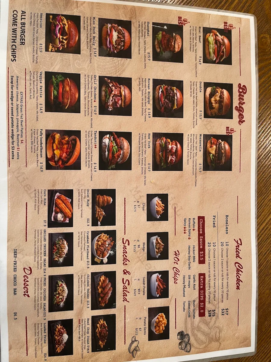 Menu, Miel Container Runcorn