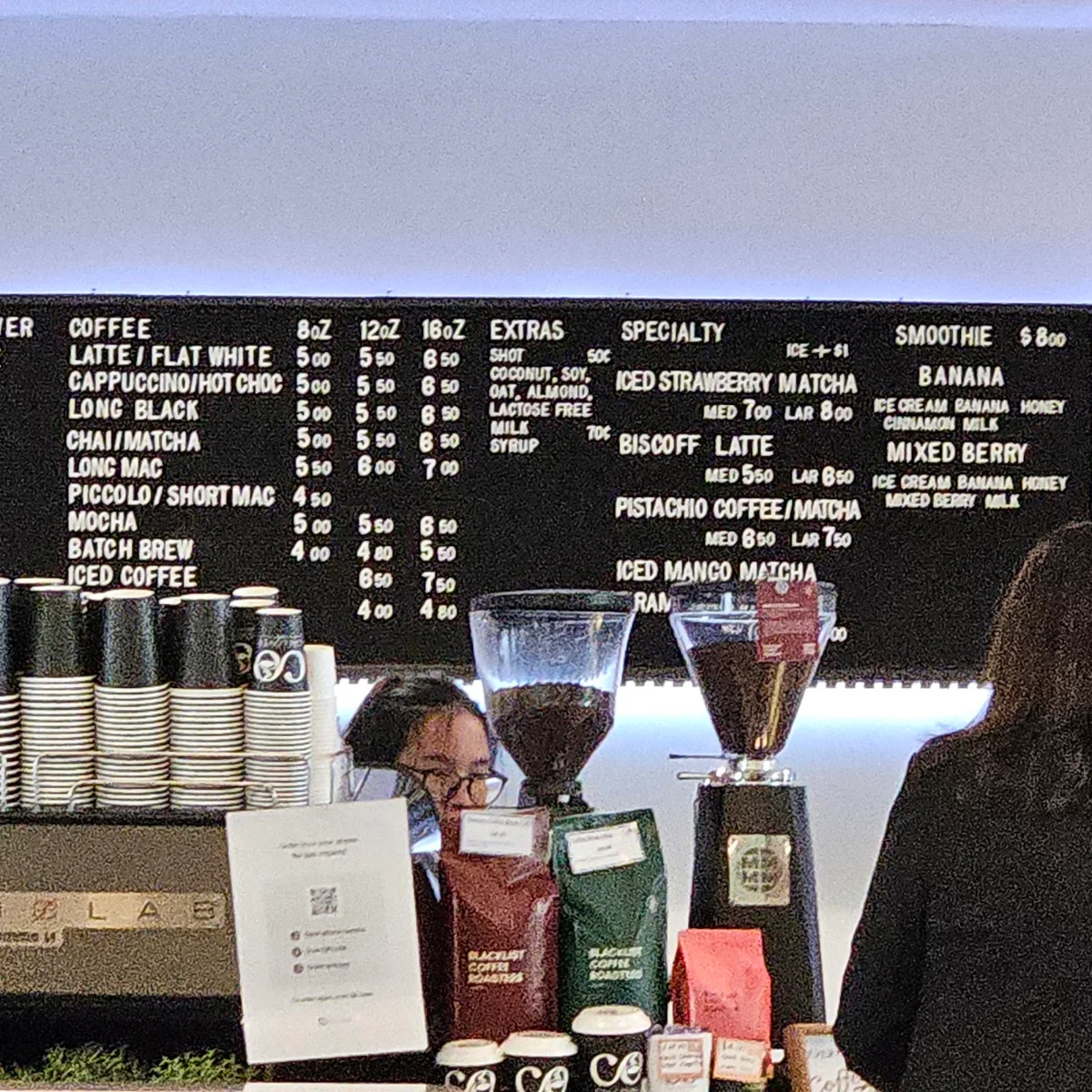 Menu, Arabico Cafe