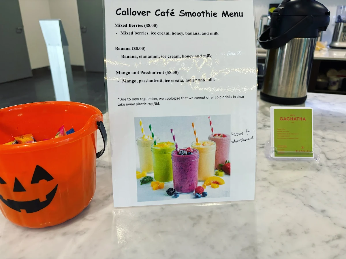 Menu, Arabico Cafe