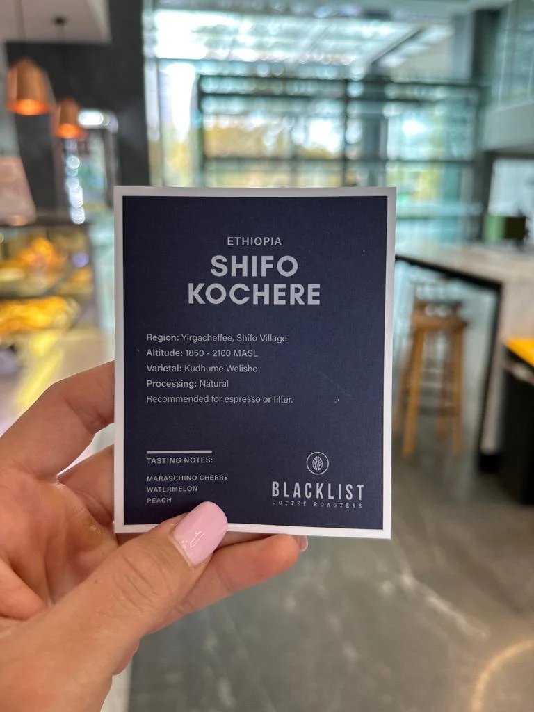 Menu, Arabico Cafe