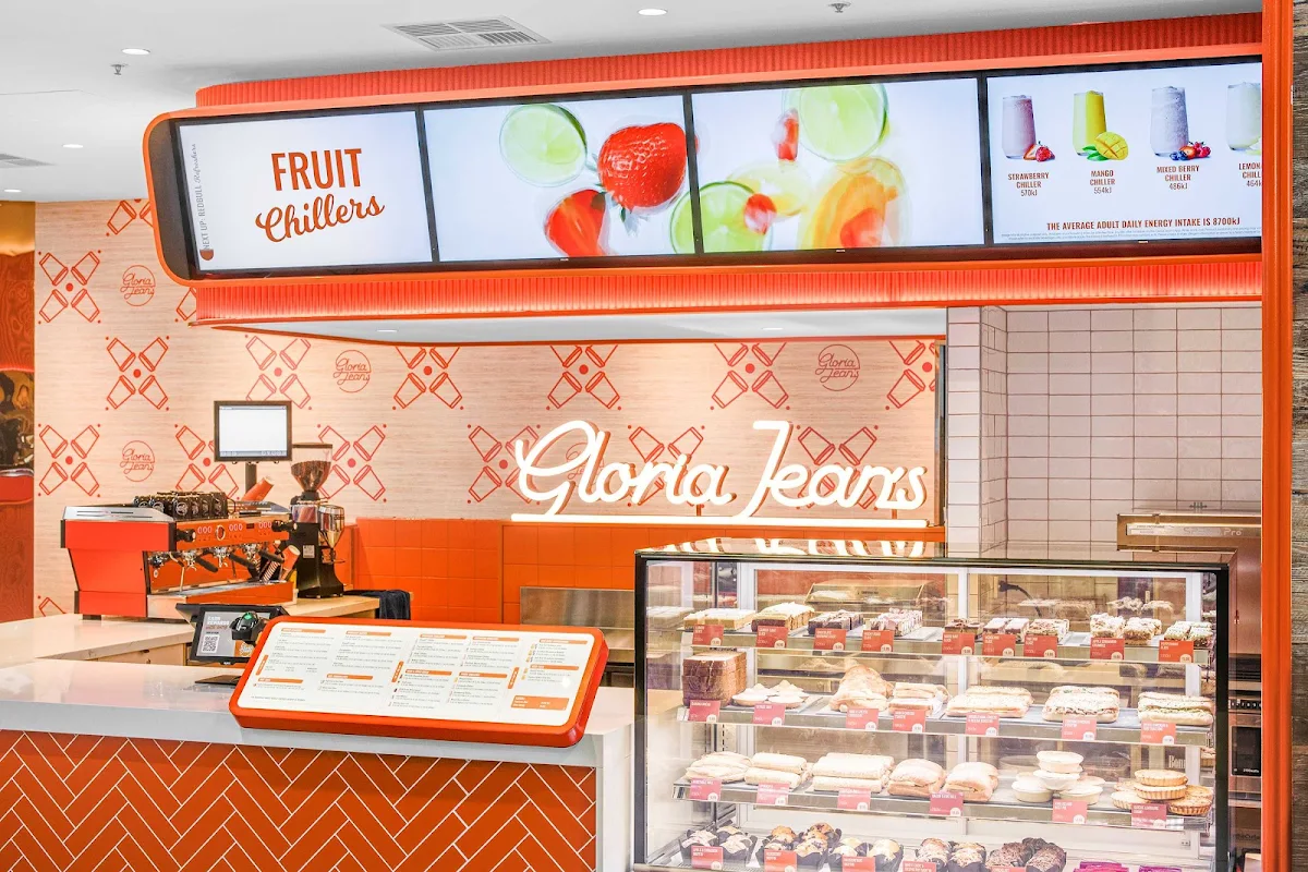 Menu, Gloria Jean's Shepparton Marketplace