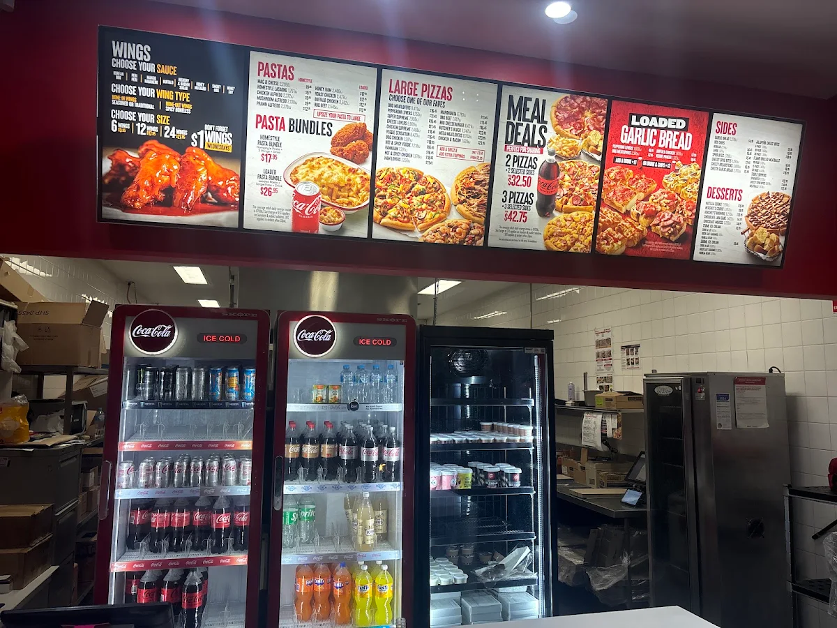 Menu, Pizza Hut Mill Park