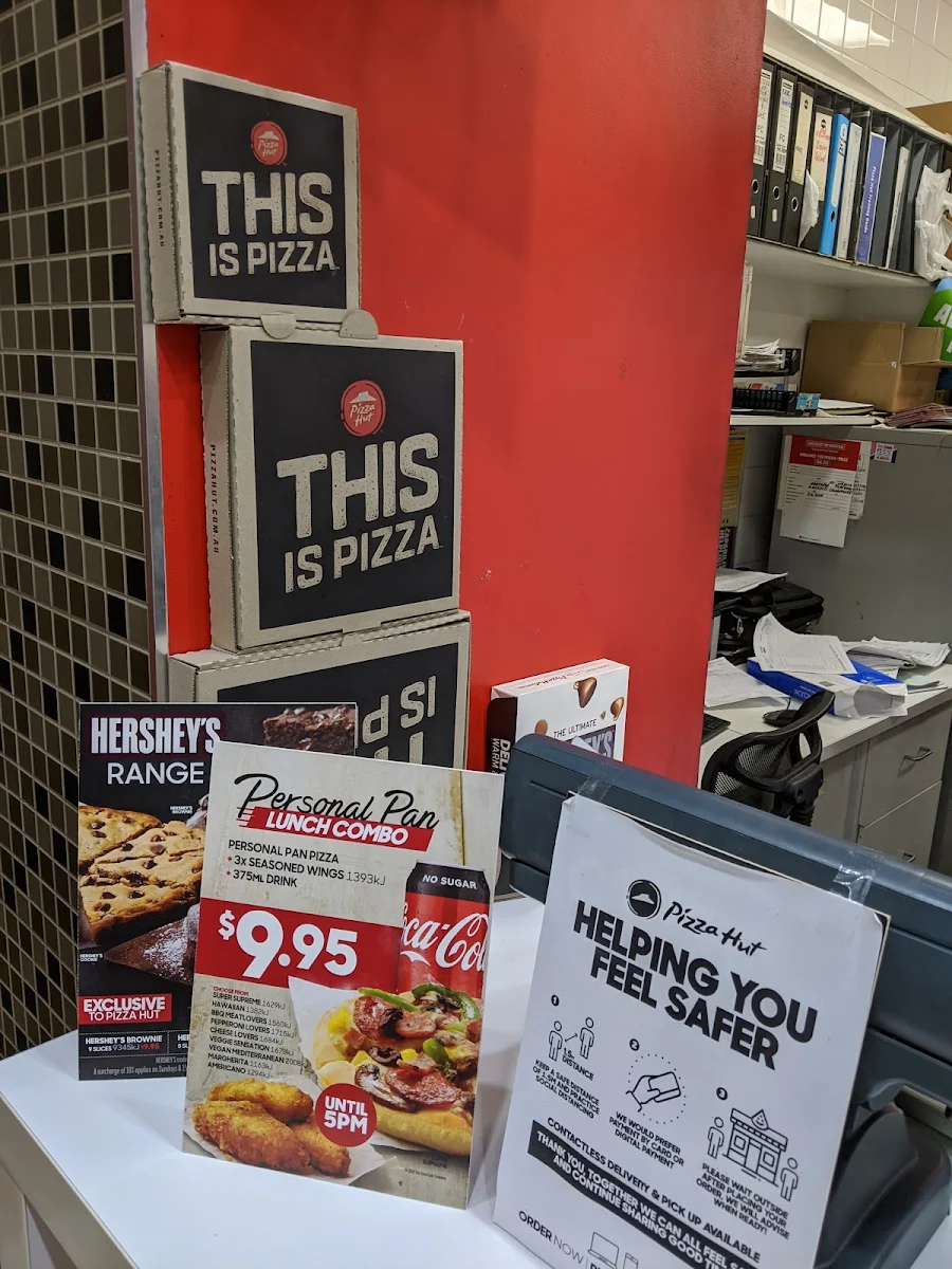 Menu, Pizza Hut Mill Park
