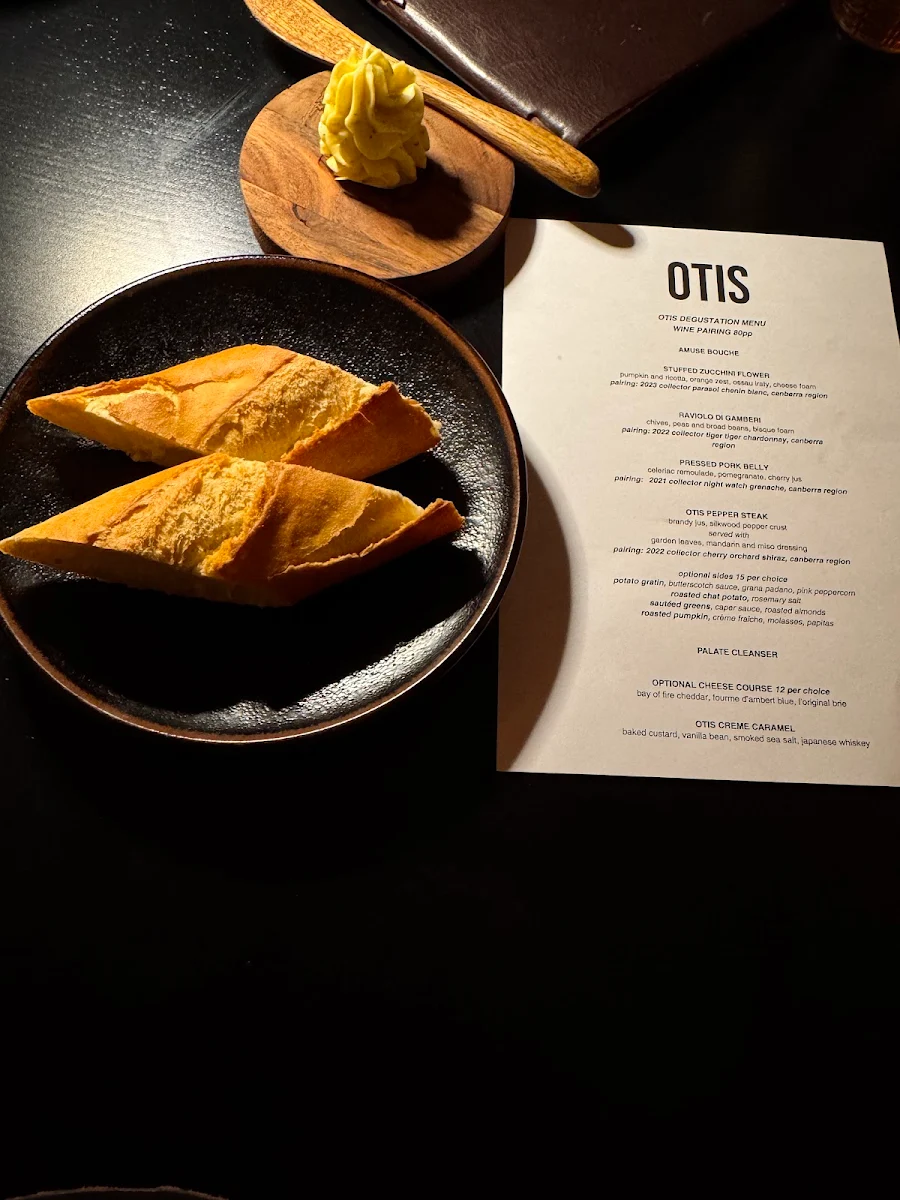Menu, OTIS Dining Hall