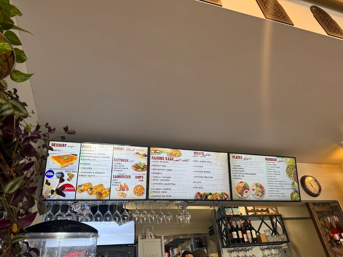 Menu, SAMBOUSEK NEWTOWN