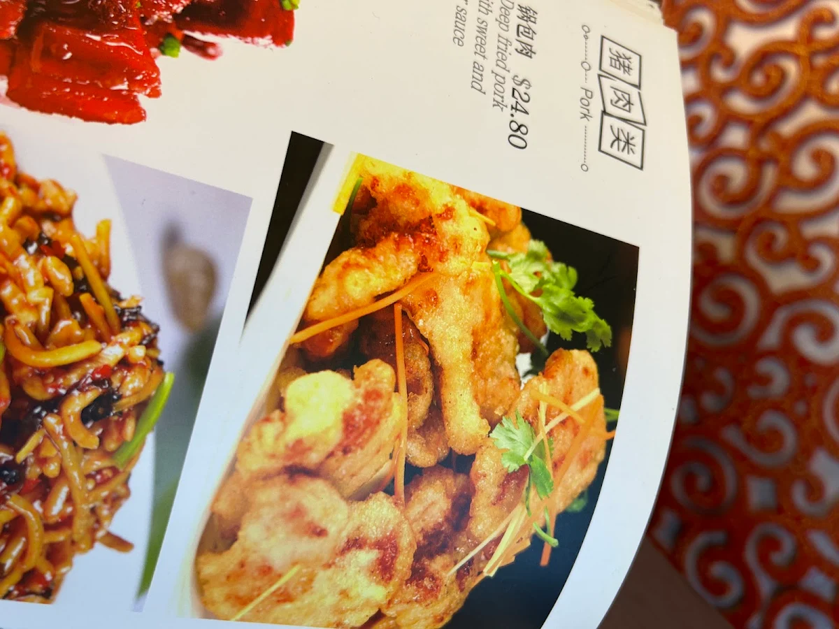 Menu, Tasty Eating House