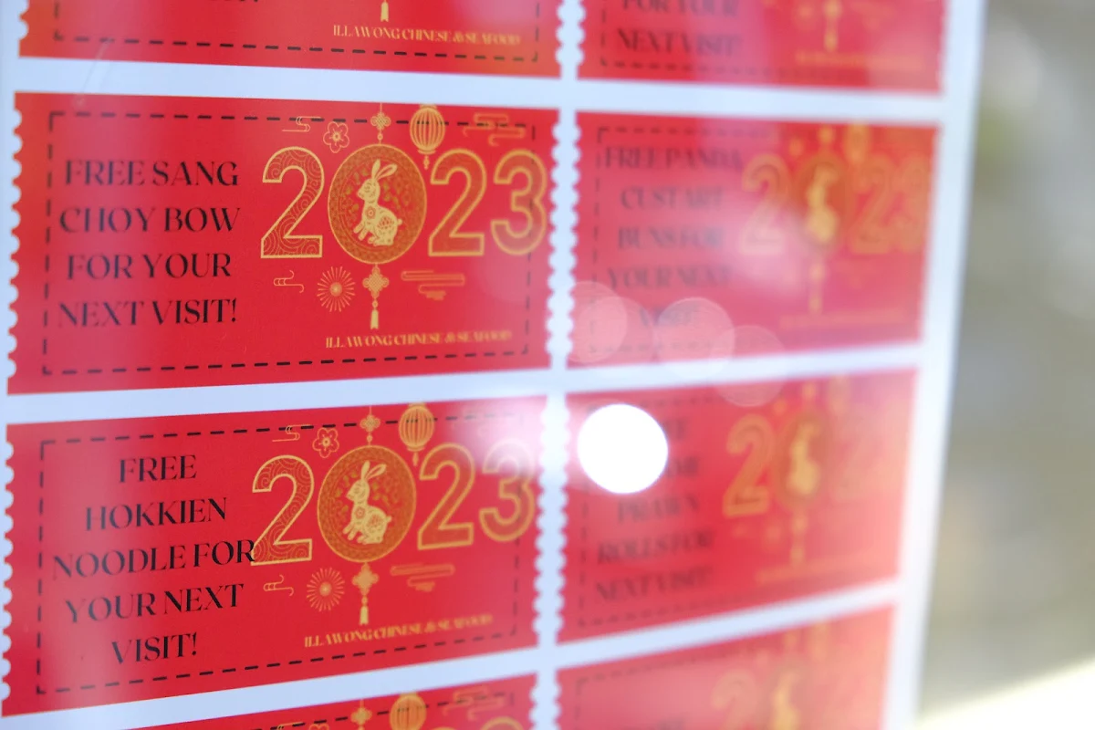 Menu, Illawong Chinese & Seafood Restaurant