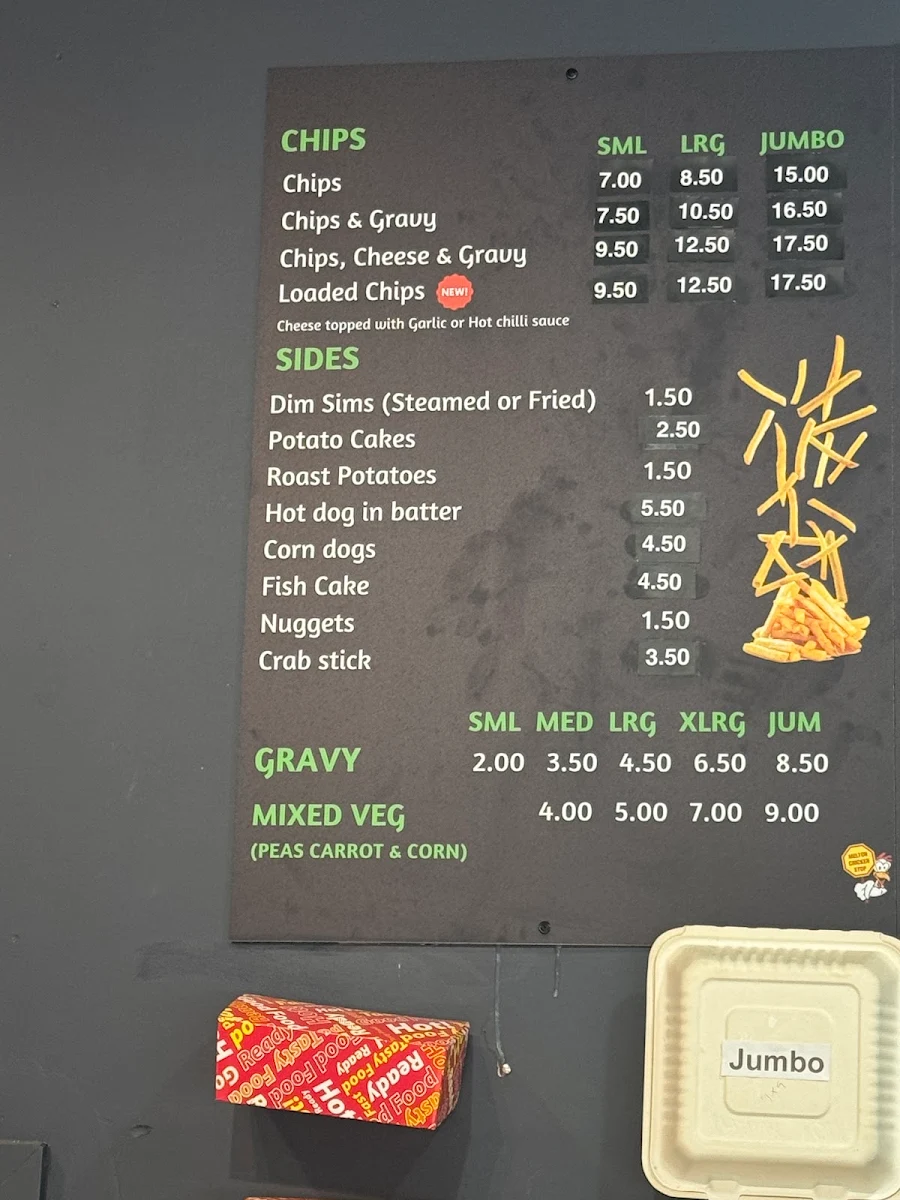 Menu, Melton Chicken Stop - 100% Halal
