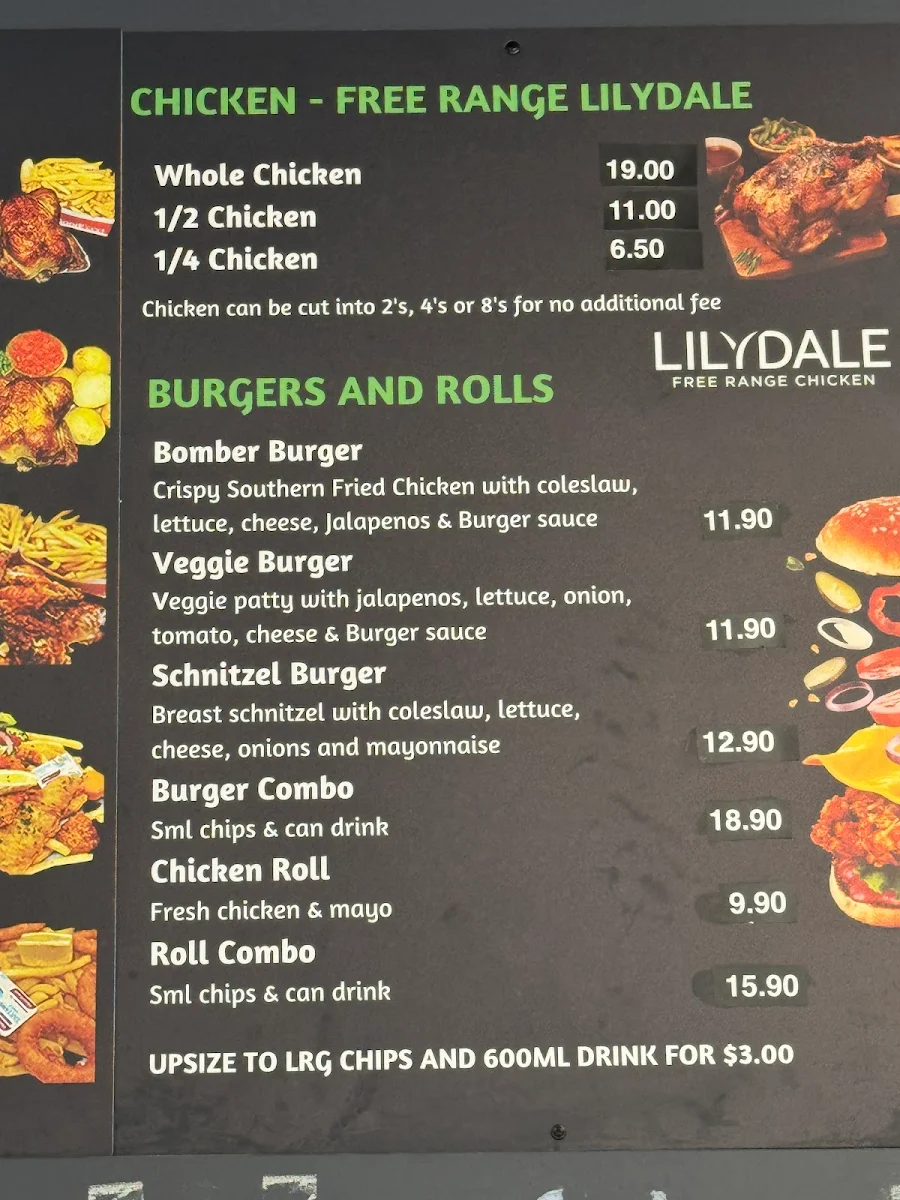 Menu, Melton Chicken Stop - 100% Halal