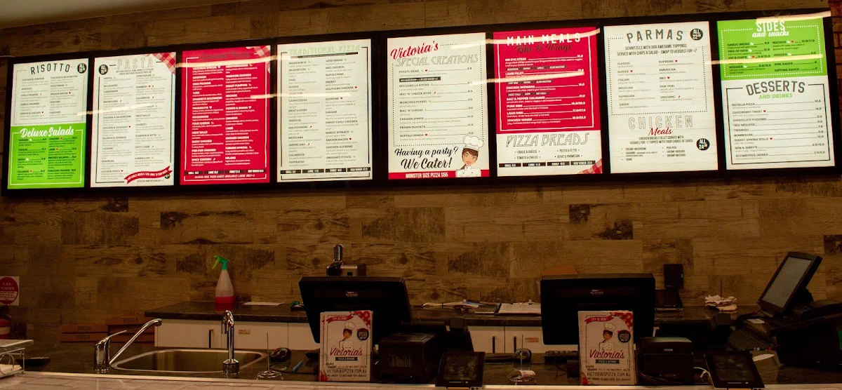 Menu, Victoria's Pizza ‘N’ Beyond - Melton