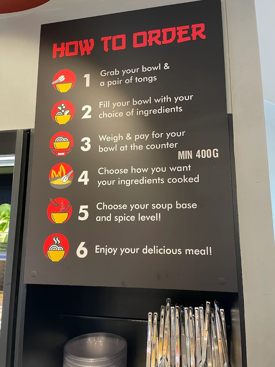 Menu, Royal Pot